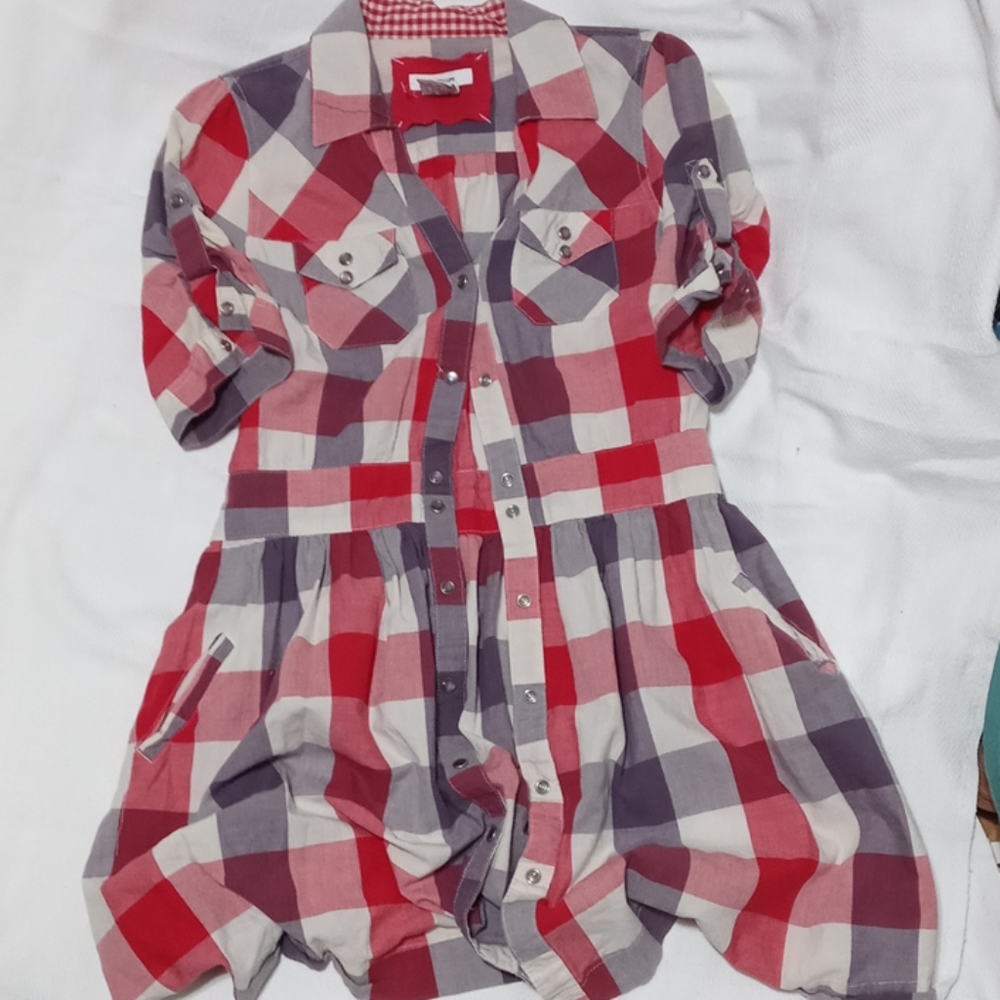 Vintage Prototype Snap button shirt Dress